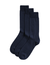 Pack de 3 pares de calcetines de algodón egipcio
