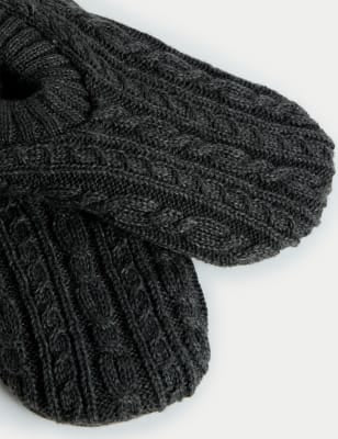 Calcetines Slippers tejido trenzado