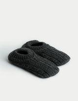 Calcetines Slippers tejido trenzado