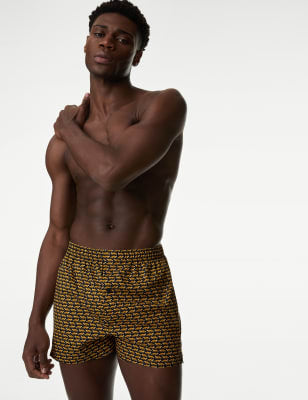 Pack de 5 boxers de tela diseño animales