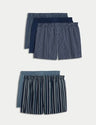 Pack de 5 boxers de tela a rayas