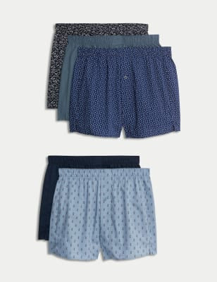 Pack de 5 boxers de tela esquiadores