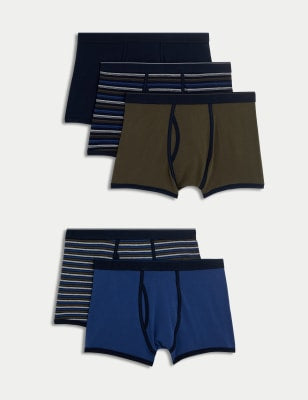 Pack de 5 trunks a rayas