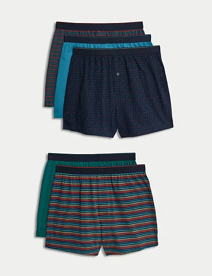 Pack de 5 boxers de punto diseño Geo