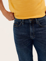 Pantalón vaquero straight 360 elástico