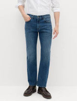 Pantalón elástico de corte recto