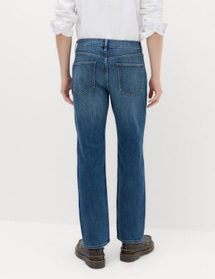 Pantalón elástico de corte recto
