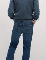 Pantalón elástico de corte recto