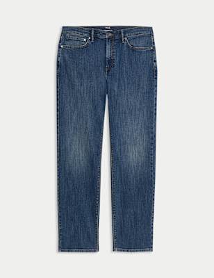 Pantalón elástico de corte recto