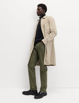 Pantalón elástico de corte recto
