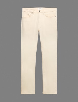 Pantalón elástico de corte recto