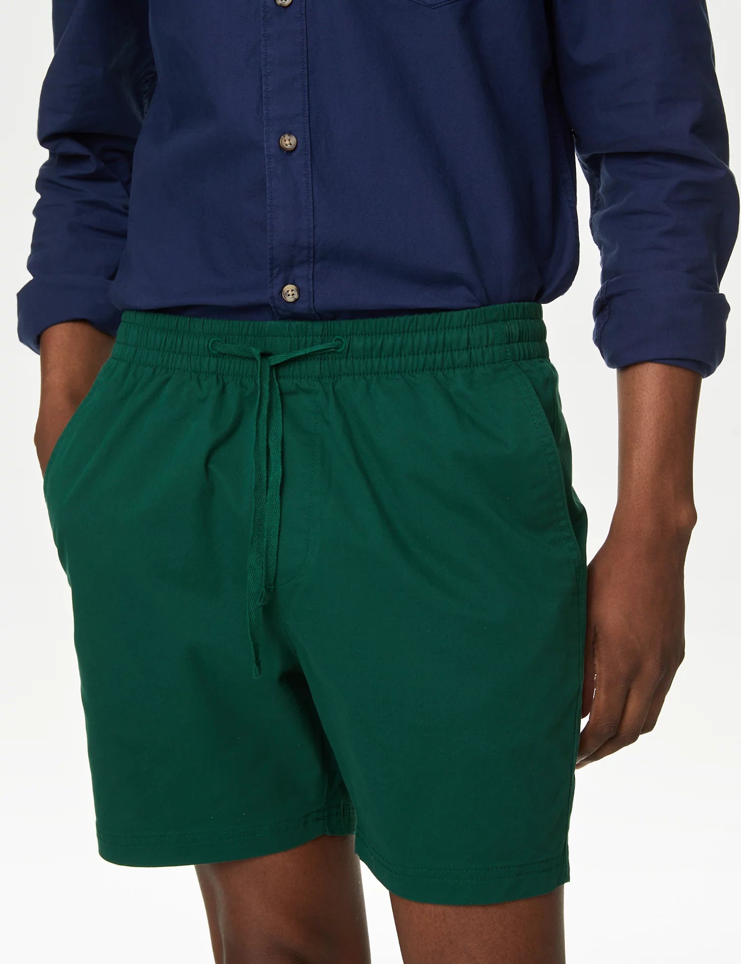 Pantalón corto cintura elástica