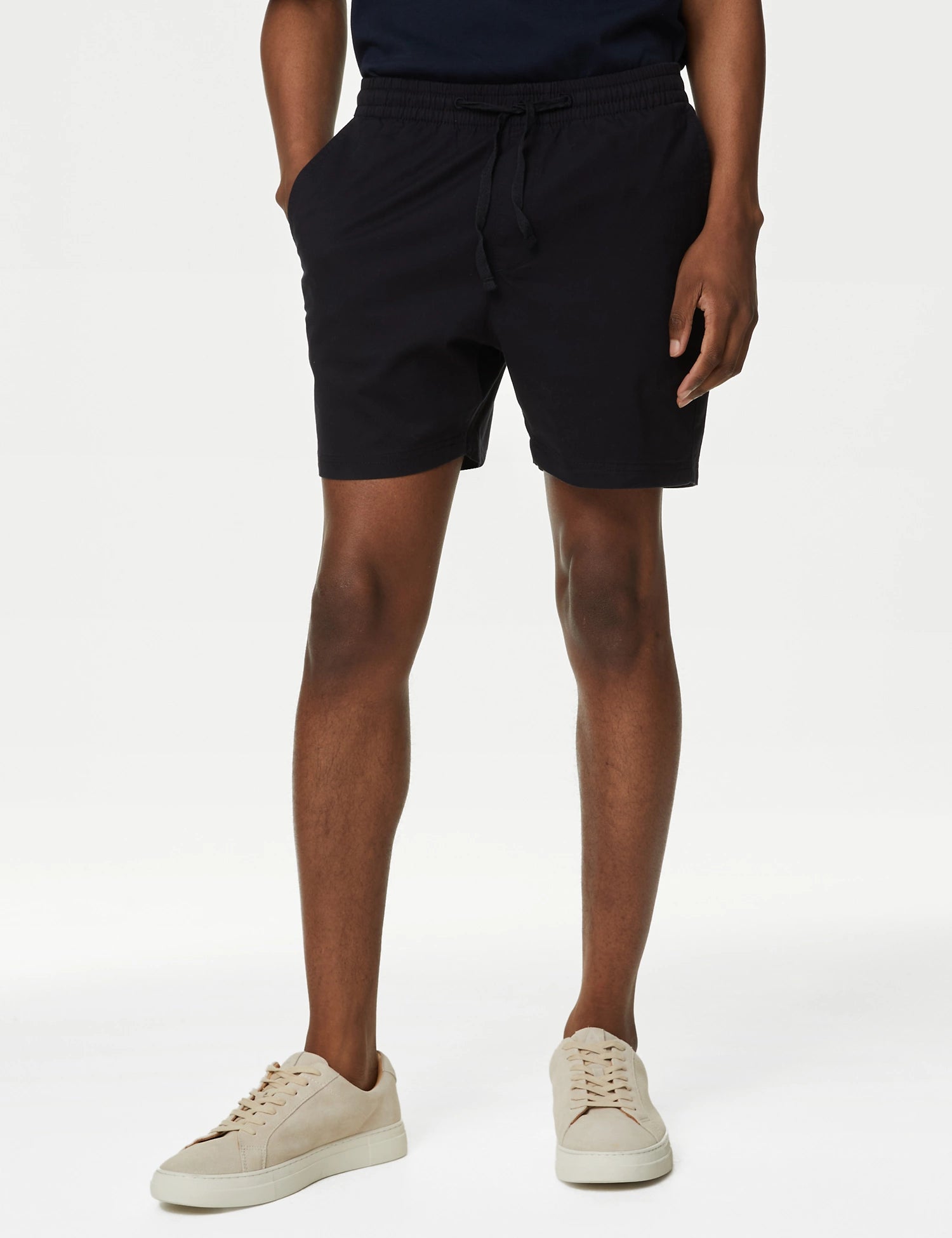 Pantalón corto cintura elástica