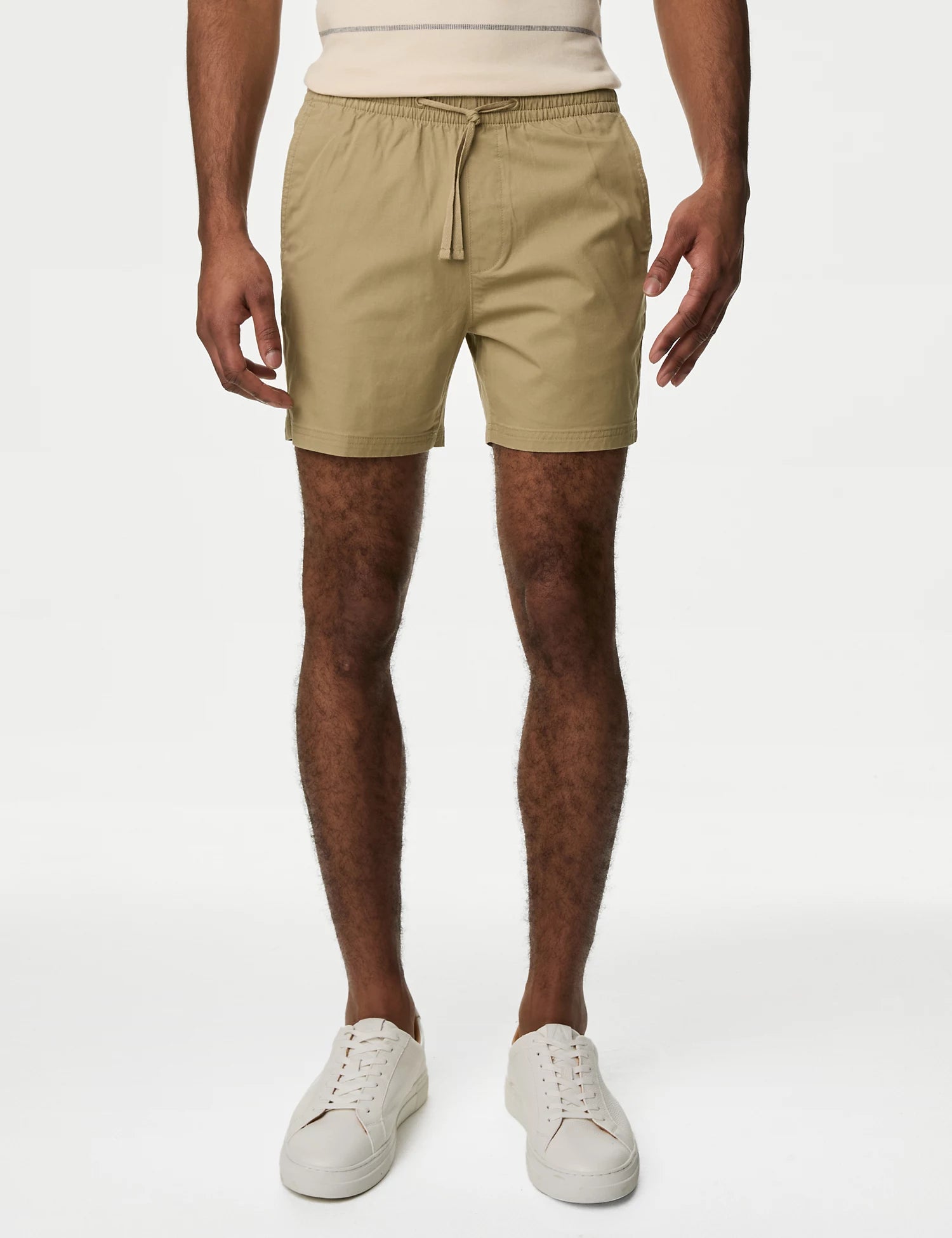 Pantalón corto cintura elástica