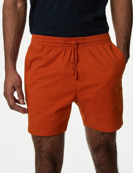 Pantalón corto cintura elástica