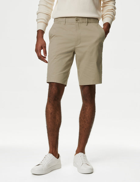 Pantalón chino corto superligero
