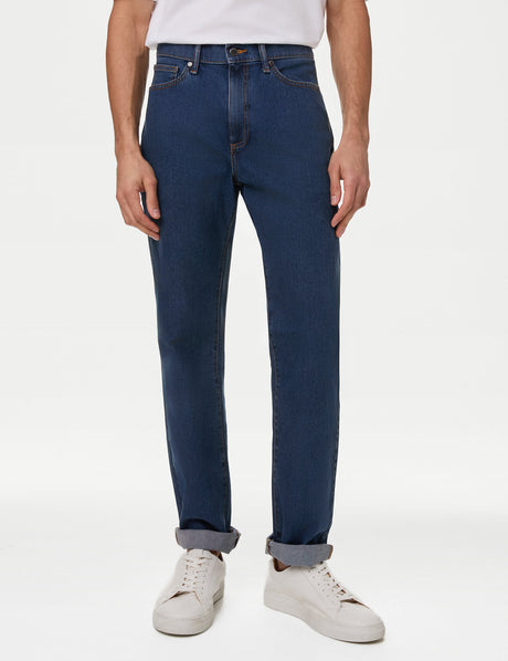 Pantalón vaquero elástico Regular