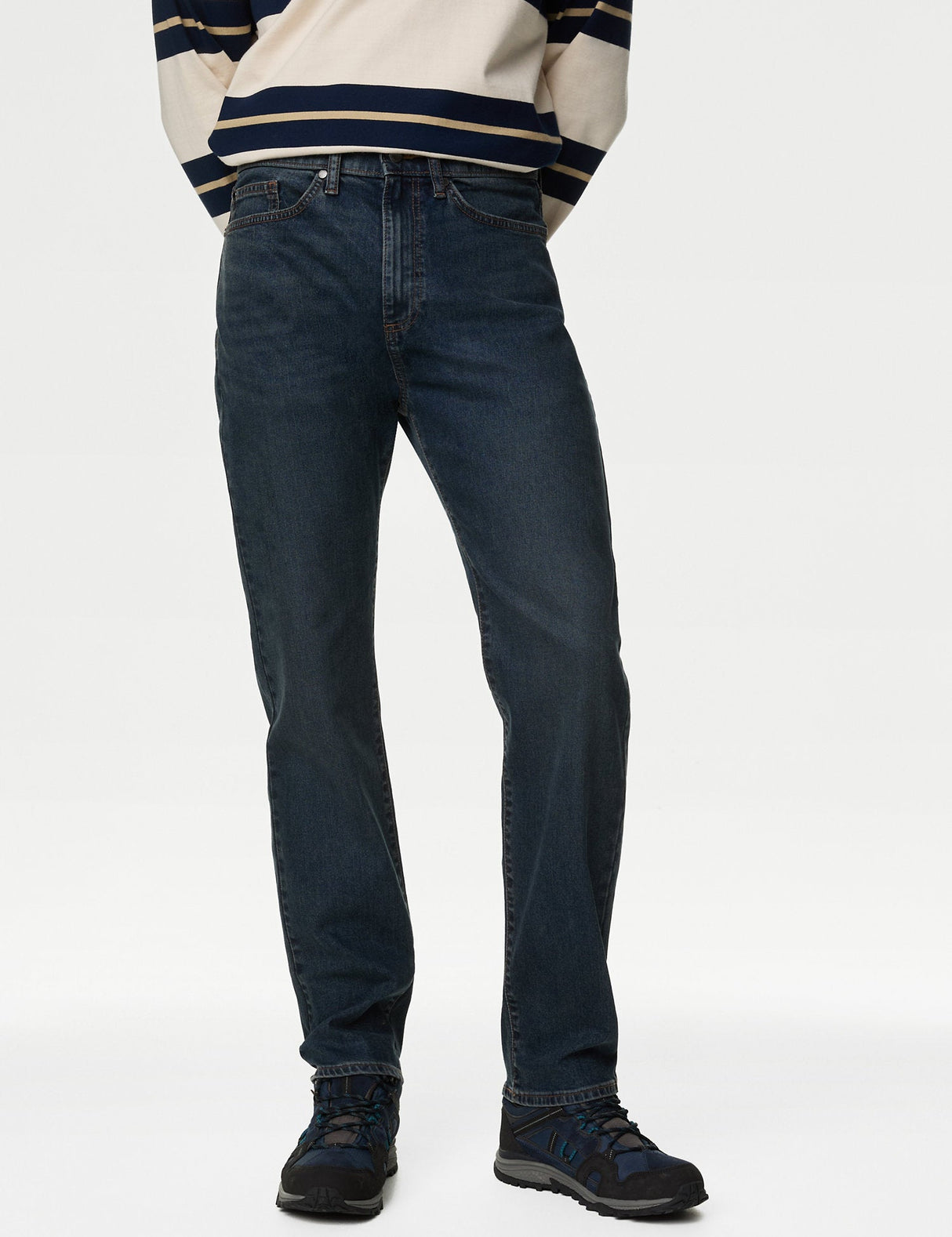 Pantalón vaquero elástico Regular