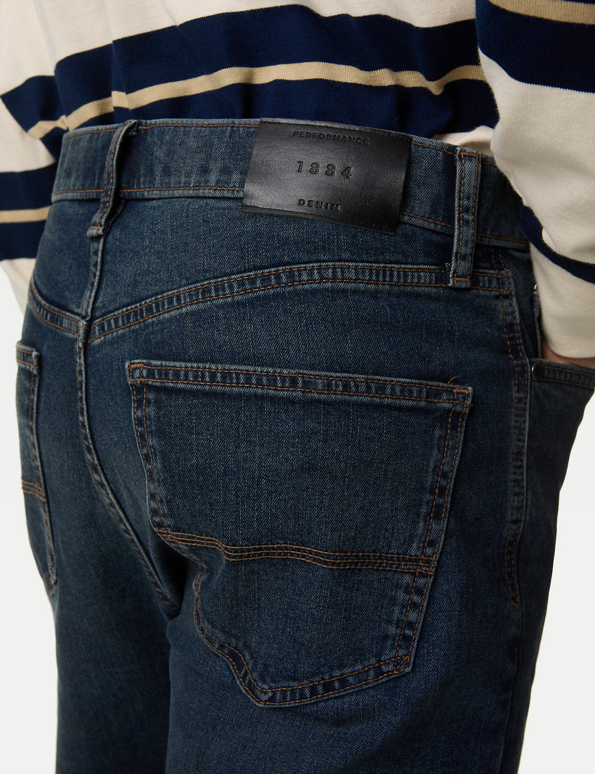 Pantalón vaquero elástico Regular