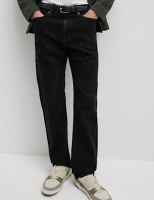 Pantalón vaquero elástico Regular