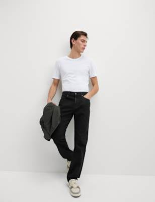 Pantalón vaquero elástico Regular