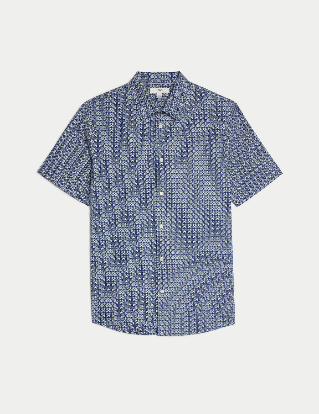Camisa de manga corta puro algodón diseño