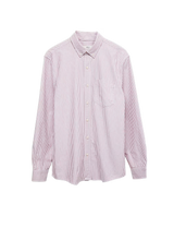 Camisa oxford  de algodón a rayas
