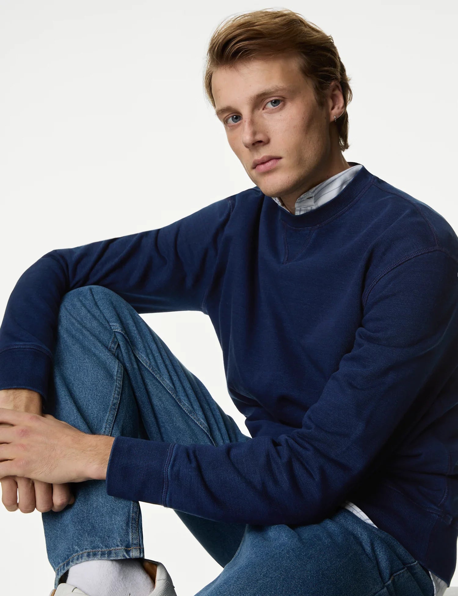 Jersey de manga larga liso