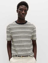 Camiseta de manga corta a rayas