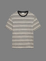 Camiseta de manga corta a rayas