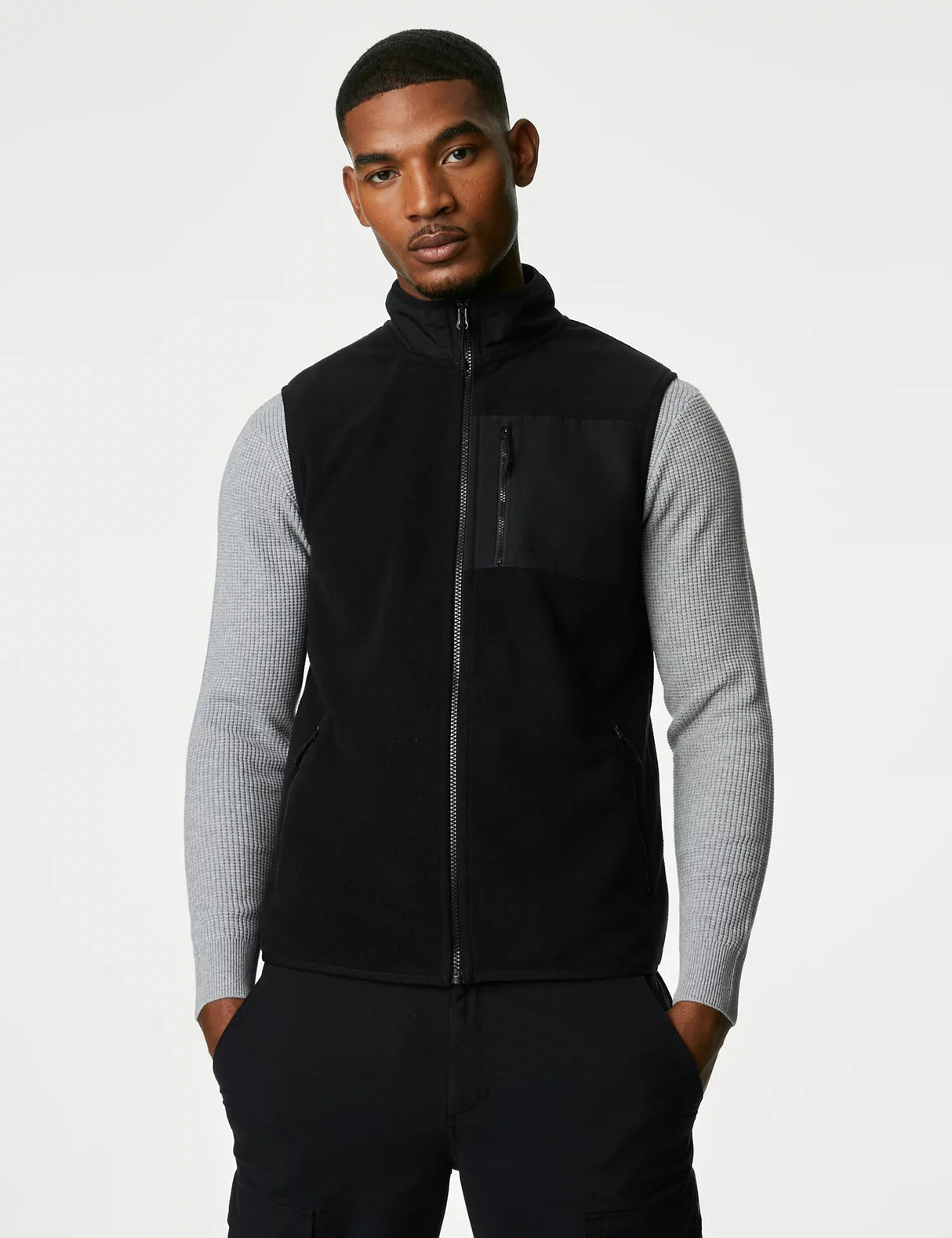 Chaleco fleece cremallera