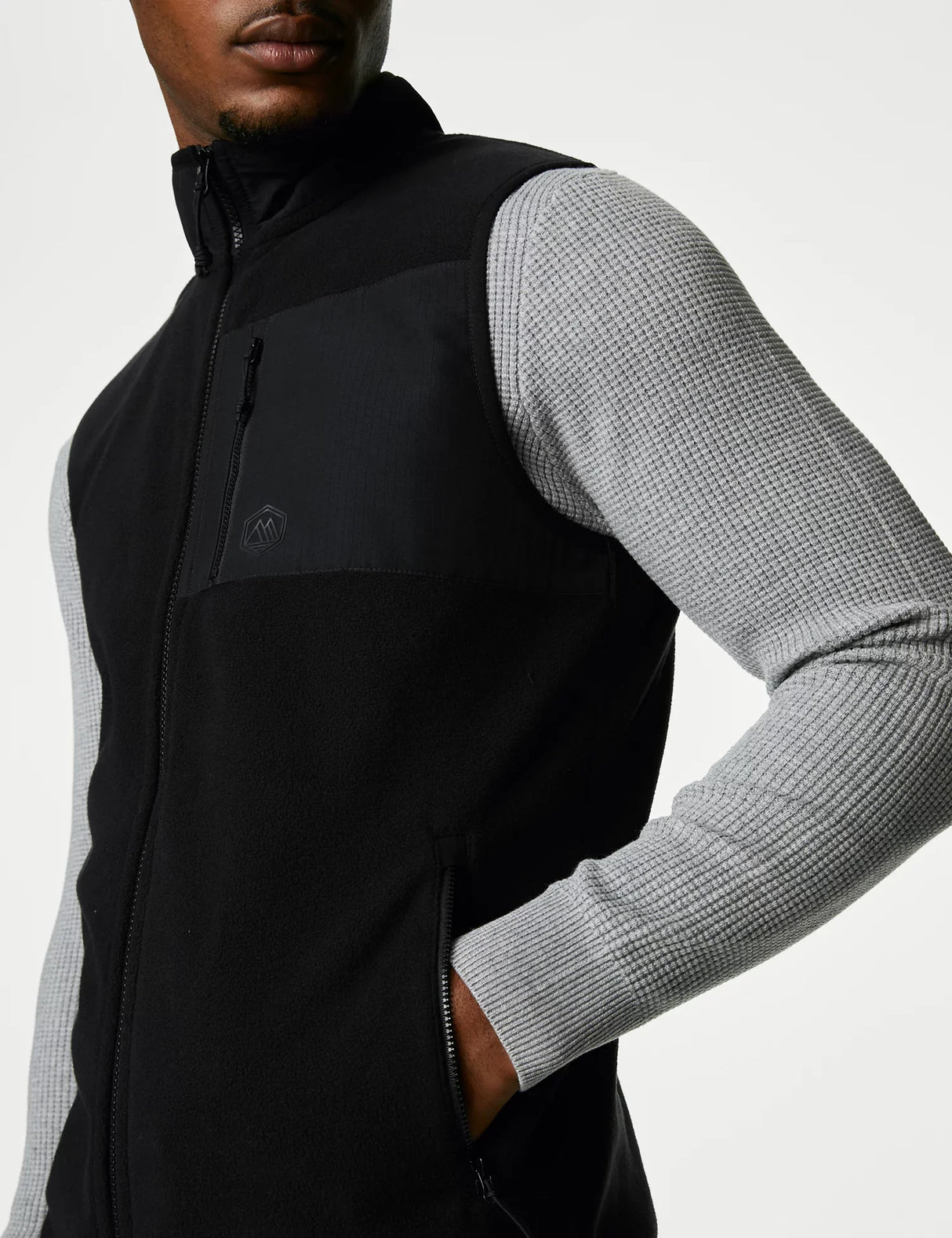 Chaleco fleece cremallera