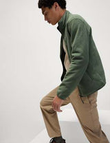 Chaqueta fleece con cremallera