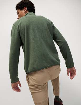 Chaqueta fleece con cremallera