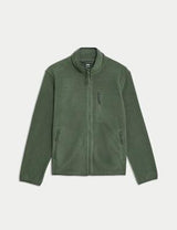 Chaqueta fleece con cremallera