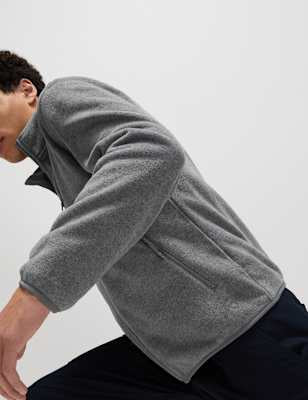 Chaqueta fleece con cremallera