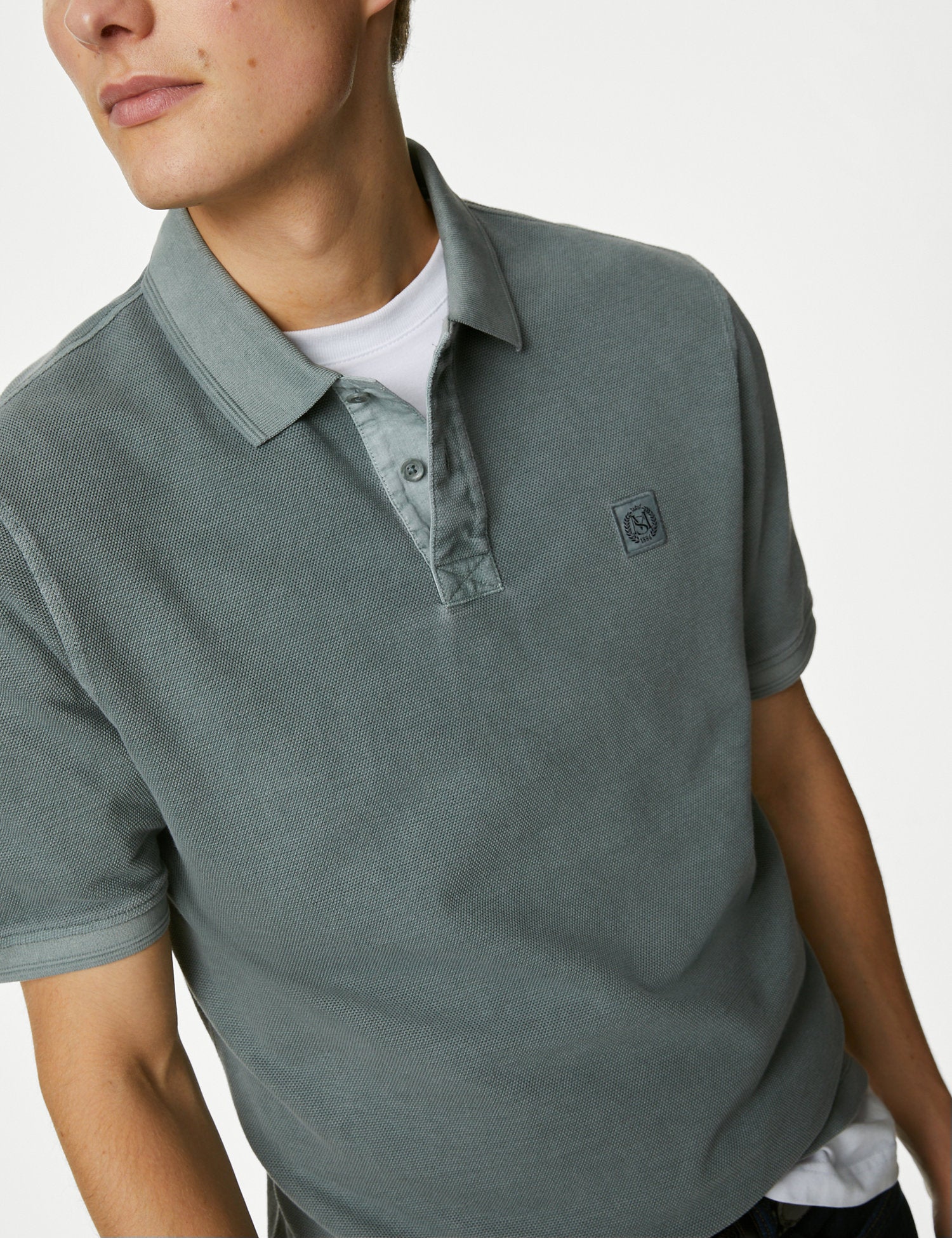 Polo Dye manga corta