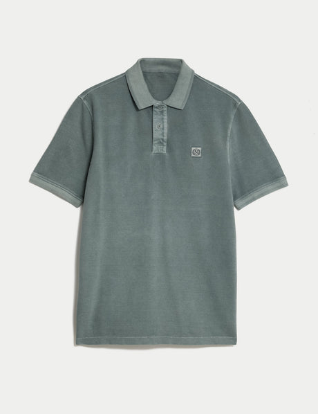 Polo Dye manga corta