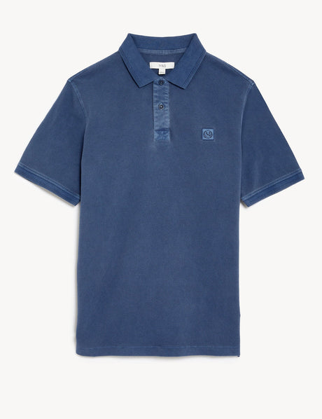 Polo Dye manga corta