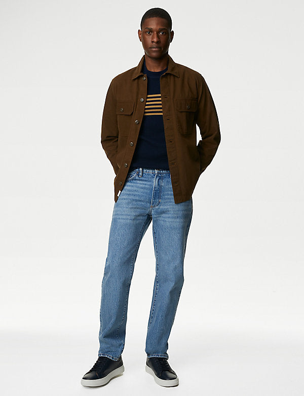 Camiseta de manga larga con rayas