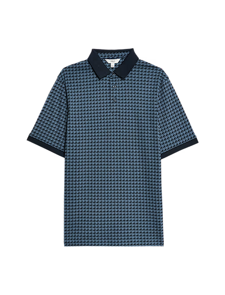 Polo de manga corta diseño Geo