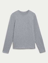 Camiseta lisa manga larga