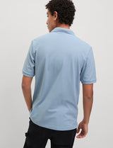 Polo liso de manga corta