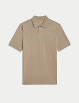 Polo liso de manga corta