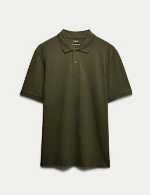 Polo liso de manga corta