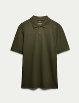 Polo liso de manga corta