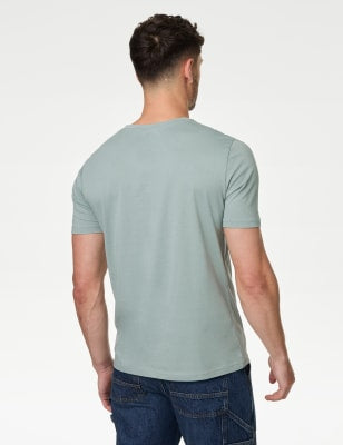 Camiseta lisa manga corta