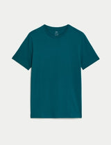 Camiseta lisa manga corta