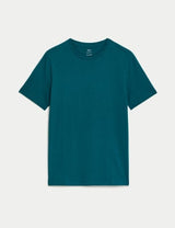 Camiseta lisa manga corta