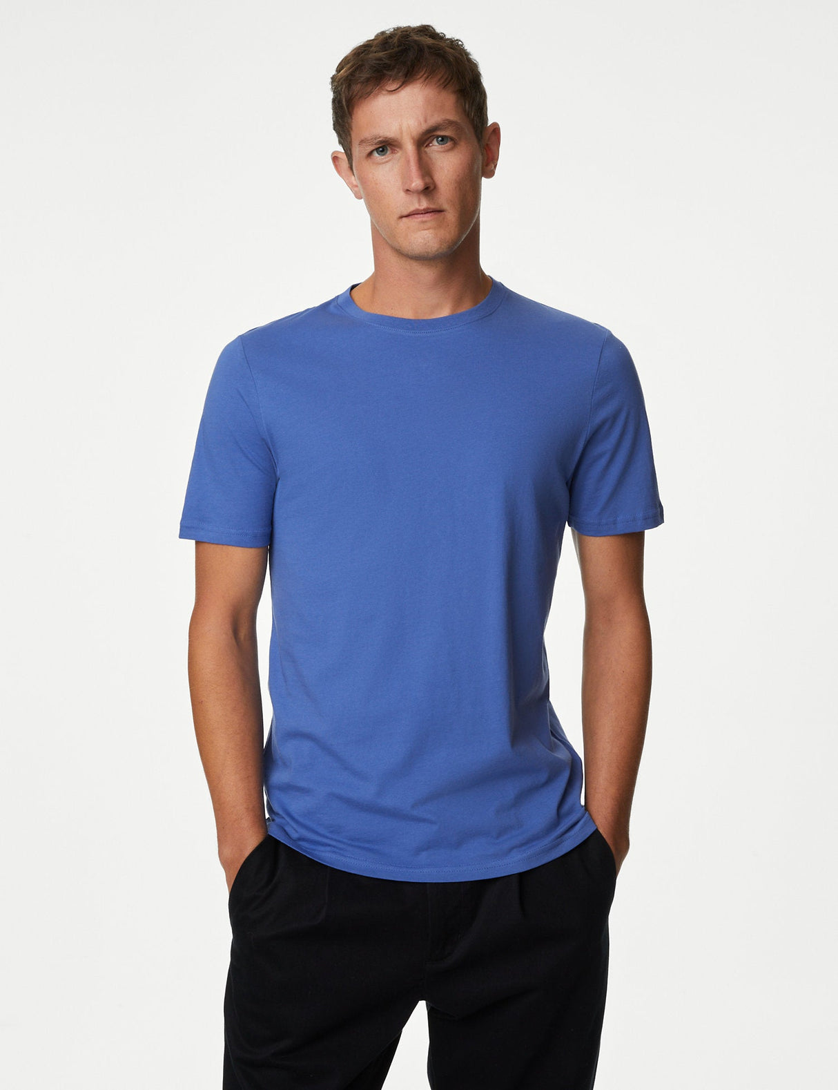 Camiseta lisa manga corta